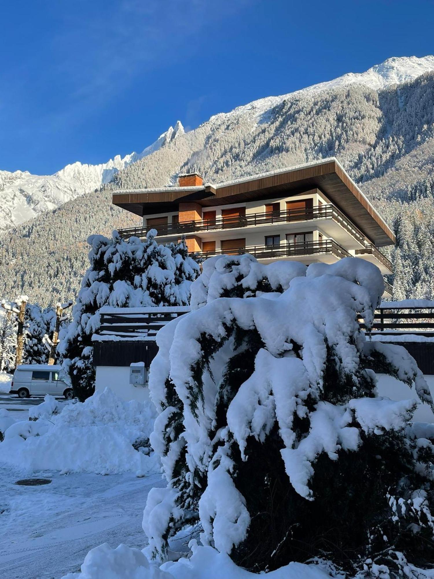 Residence Bois Du Bouchet, Appartement Vue Montagne, Calme, Parking Gratuit, Proche Centre Chamonix Exterior photo